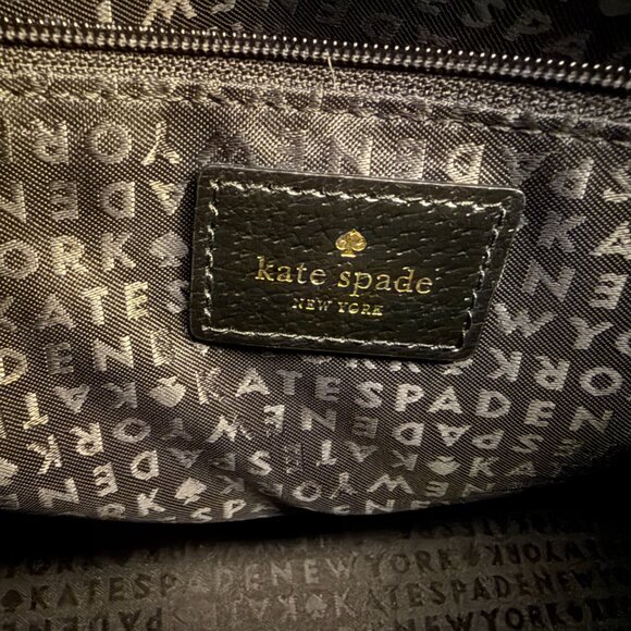 KATE SPADE ♠️ DURHAM WELLESLEY Black Leather Crossbody Tote #WKRU2486 - Picture 6 of 7